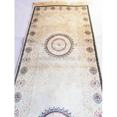Tappeto passatoia classico modello persian in viscosa con frange 67x240 cm. Art.Zrabi. D89