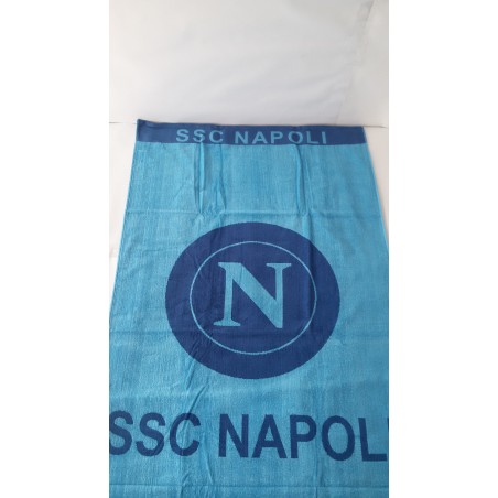 Telo Mare S.S.C Napoli ufficiale 90x170 cm spugna di cotone maxi. A192