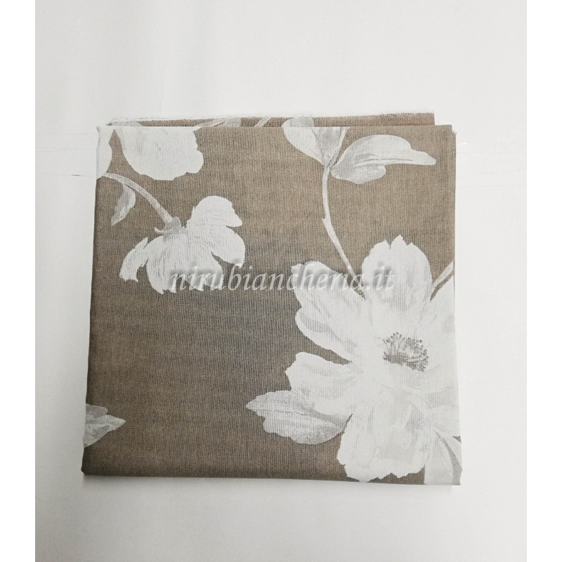Scampolo tessuto di cotone Loneta a fantasia a fiore 280x280 cm B282