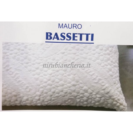 Coppia di federe salva cuscini con cerniera trapuntata effetto massaggiante di Mauro Bassetti. B828